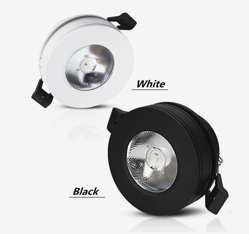Round 90° Folding Recessed COB LED Downlights 5W/7W/12W LED Ceiling Spot lights Background Painting Lamps AC220V Indoor Lighting