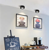 Round 90° Folding Recessed COB LED Downlights 5W/7W/12W LED Ceiling Spot lights Background Painting Lamps AC220V Indoor Lighting