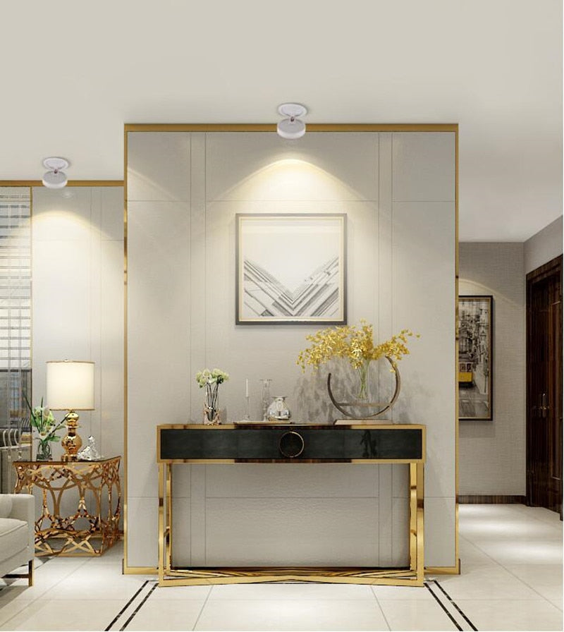 Round 90° Folding Recessed COB LED Downlights 5W/7W/12W LED Ceiling Spot lights Background Painting Lamps AC220V Indoor Lighting