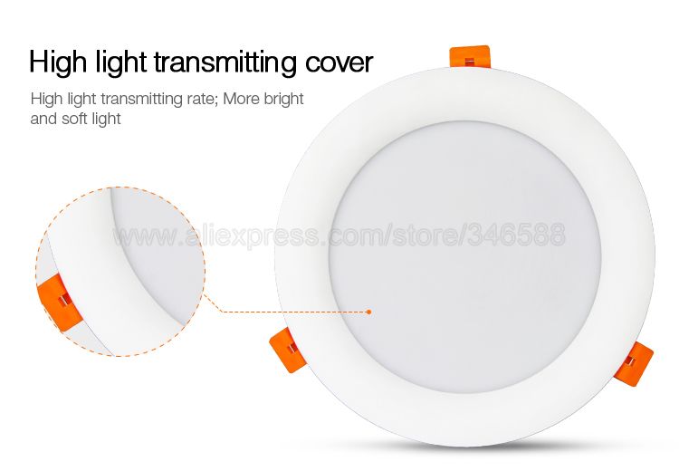 MiBoxer FUT065 18W RGB+CCT Downlight AC110V 220V LED Ceiling Spotlight 2.4G RF Remote WiFi APP Alexa Google Voice Control