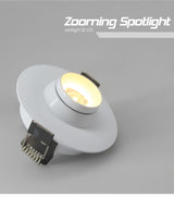 Aisilan Zoom Mini Spot light Focos Led Recessed LED Downlight Adjustable Built-in led  Spot it Encastrable AC90-260V