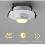 Aisilan Zoom Mini Spot light Focos Led Recessed LED Downlight Adjustable Built-in led  Spot it Encastrable AC90-260V