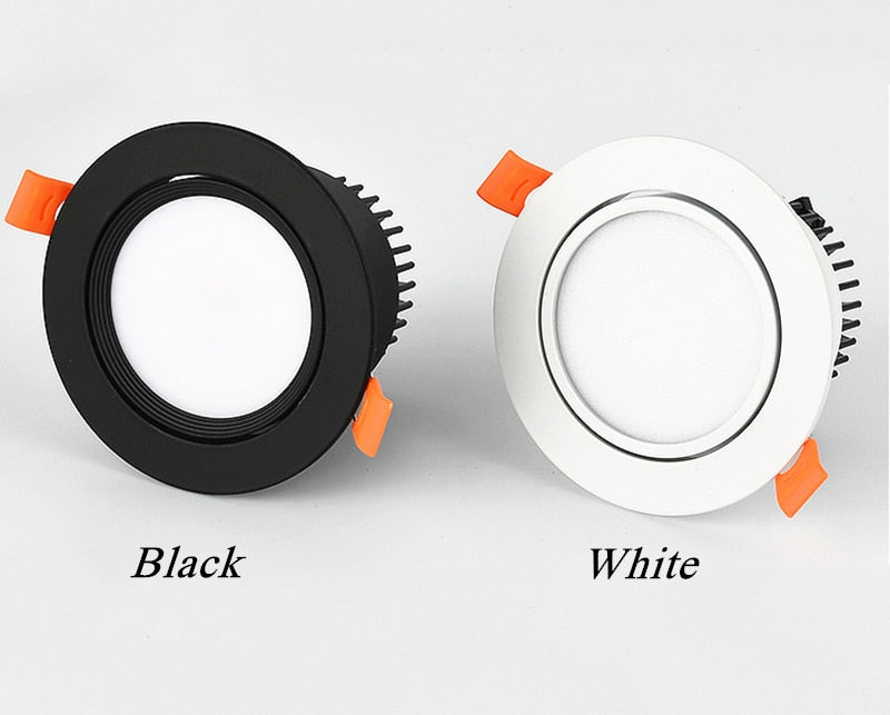 Circular Dimmable Recessed LED Downlights 7W 9W 12W 15W COB LED Ceiling Spot Lights AC110-240V LED Ceiling Lamps Indoor Lighting