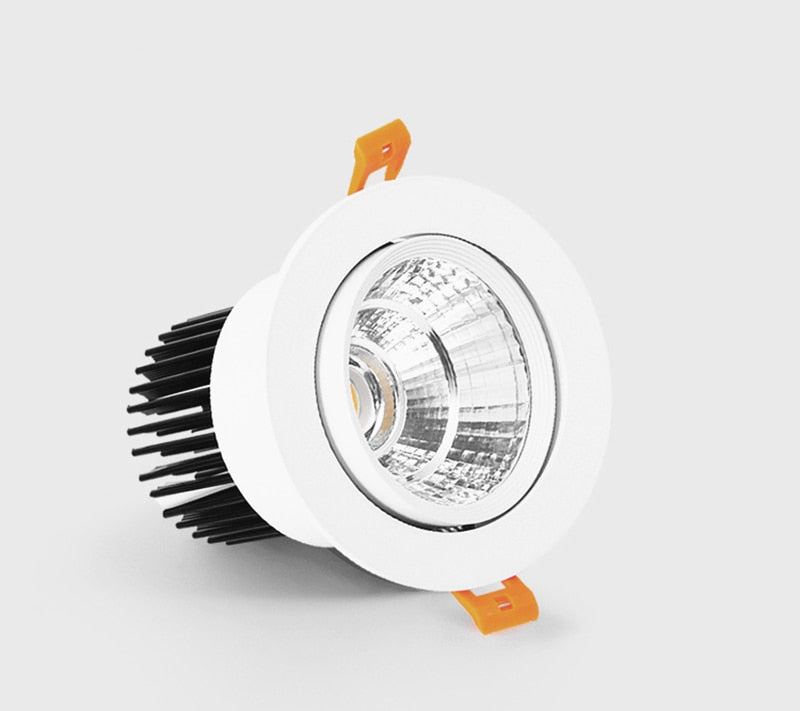 Circular Dimmable Recessed LED Downlights 7W 9W 12W 15W COB LED Ceiling Spot Lights AC110-240V LED Ceiling Lamps Indoor Lighting