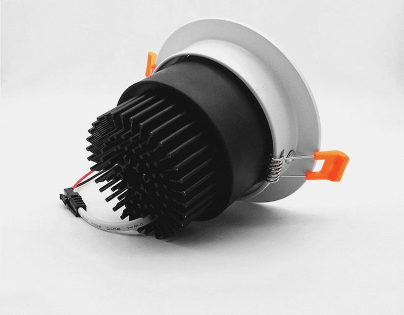 Circular Dimmable Recessed LED Downlights 7W 9W 12W 15W COB LED Ceiling Spot Lights AC110-240V LED Ceiling Lamps Indoor Lighting