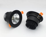 Circular Dimmable Recessed LED Downlights 7W 9W 12W 15W COB LED Ceiling Spot Lights AC110-240V LED Ceiling Lamps Indoor Lighting