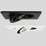Dimmable 360 Angle Rotatable LED Ceiling Spot Light 5W 7W 10W 12W 15W Square LED Recessed Downlight with AC 85-265V LED Driver