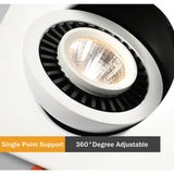 Dimmable 360 Angle Rotatable LED Ceiling Spot Light 5W 7W 10W 12W 15W Square LED Recessed Downlight with AC 85-265V LED Driver