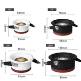 DBF 2020 New Honeycomb Nest Anti Glare Lens Recessed LED Downlight 5W 7W 12W 15W Dimmable LED Ceiling Spot Light Pic Background