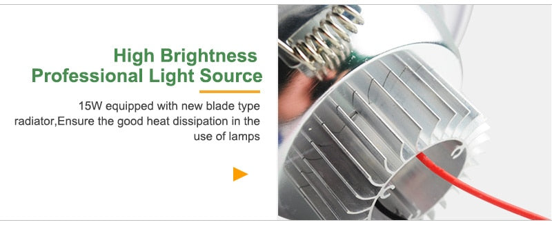 Kaguyahime 220V 110V Aluminum LED Downlights 3W 5W 10W 15W Led Lamp Living Room High Bright LED Spot Down Light Indoor Lighting