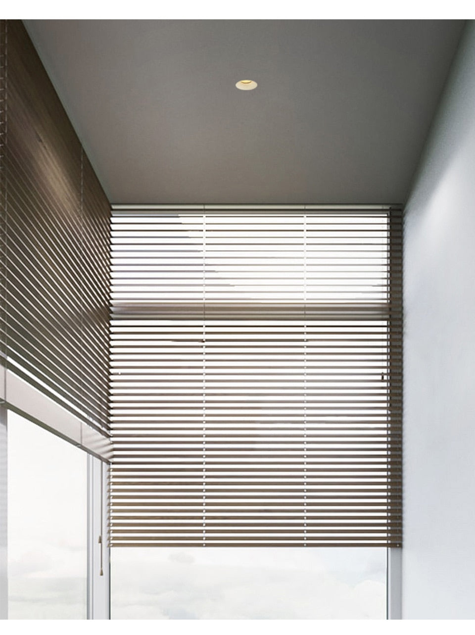 Aisilan Modern LED recessed downlight frameless built-in spot lamp Minimalist Convenient installation for living room bedroom