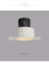 Aisilan Modern LED recessed downlight frameless built-in spot lamp Minimalist Convenient installation for living room bedroom