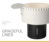 Aisilan Modern LED recessed downlight frameless built-in spot lamp Minimalist Convenient installation for living room bedroom