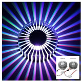 DBF Novelty Sunflower Aluminum 3W RGB LED Ceiling Light Surface Mount/Embeded LED Ceiling Light for KTV Bar Corridor Home Decor