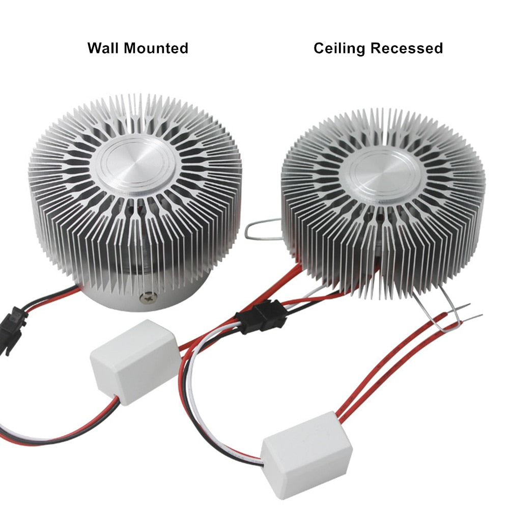 DBF Novelty Sunflower Aluminum 3W RGB LED Ceiling Light Surface Mount/Embeded LED Ceiling Light for KTV Bar Corridor Home Decor