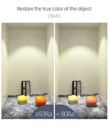 Aisilan LED recessed downlight Frameless anti-glare for living room corridor bedroom cutout size 8cm spot light lamp