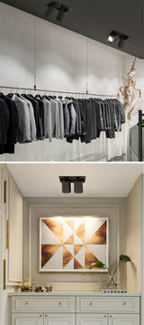 Led Recessed Downlight Stretchable led spot light 360 Degree Rotate led Ceiling lamp For Clothes Store light