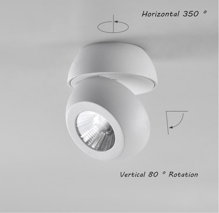 High quality super bright surface mounted LED Dimmable downlights 10W 20W 40W AC85-265V COB ceiling lamp spot lights