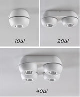 High quality super bright surface mounted LED Dimmable downlights 10W 20W 40W AC85-265V COB ceiling lamp spot lights