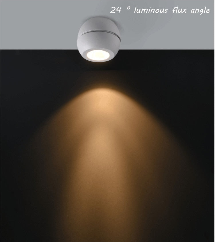 High quality super bright surface mounted LED Dimmable downlights 10W 20W 40W AC85-265V COB ceiling lamp spot lights