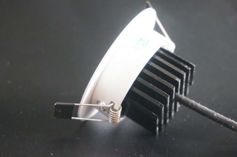 LED Downlight 10PCS 5W 7W 9W 12W Dimmable LED Downlight 110V 220V Spotlight LED DownLights Wholesale Dimmable cob LED Spot Recessed down lights white