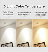 DBF Angle Adjustable LED Downlights 7W 10W 12W 15W 20W Dimmable Ceiling Spot Lights AC85-265V for Living room TV Background