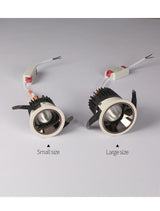 Aisilan Round Black Recessed LED Downlight cut out 7.5CM Built-in LED Narrow Border Spot light 7W for Indoor Lighting Chip