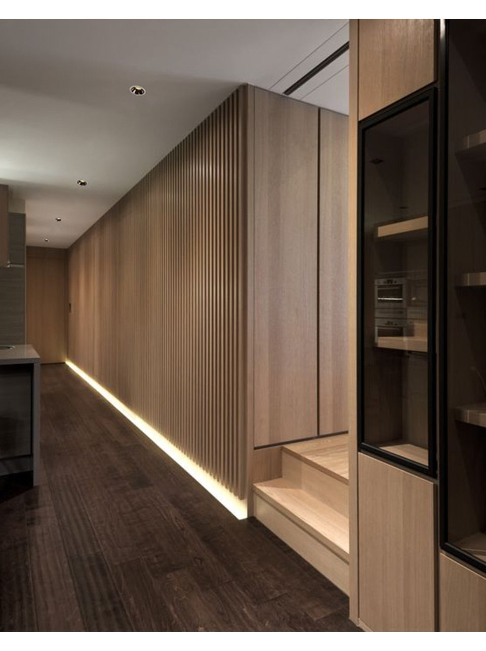 Aisilan Round Black Recessed LED Downlight cut out 7.5CM Built-in LED Narrow Border Spot light 7W for Indoor Lighting Chip