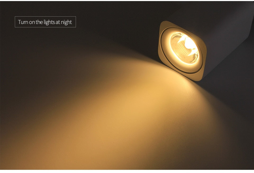 Square LED Surface Mounted Cube Ceiling Downlight for Room/Corridor/Hallway AC85-260V COB  Design Spot light