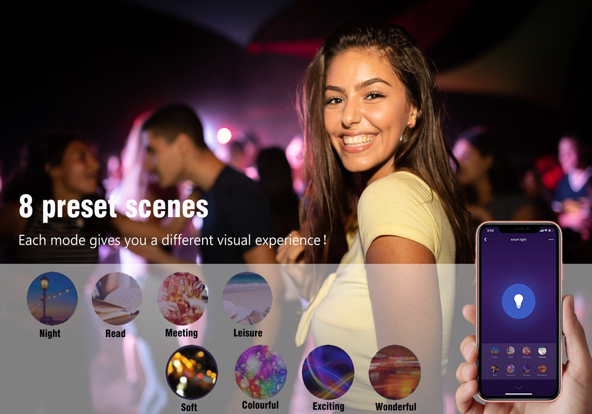 Smart Life Smart Downlight 6 inch 14W Dimmable refletor led RGBCW WiFi downlight Compatible with Alexa /Google Home/IFTTT 2pcs