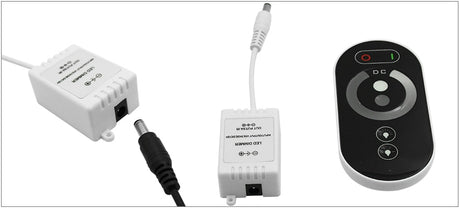  LED Mini Ceiling Downlights Set Dimmable Lights 1.5W 27mm Cut Hole Recessed Silvery Remote Control Cabinet Lamp 85-265V