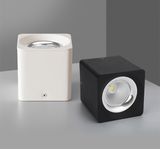 Square Dimmable COB LED Downlights 7W 9W 12W LED Ceiling Spot lights AC85~265V LED Ceiling Lamps Warm/Cold White Indoor Lighting