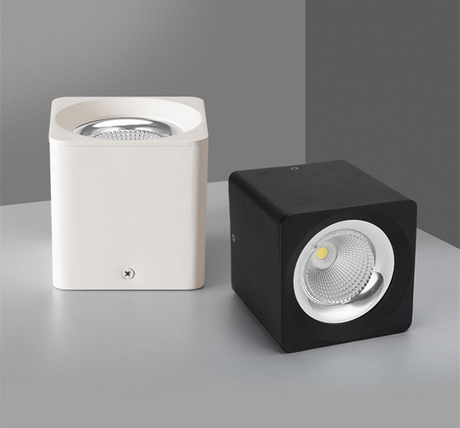 Square Dimmable COB LED Downlights 7W 9W 12W LED Ceiling Spot lights AC85~265V LED Ceiling Lamps Warm/Cold White Indoor Lighting