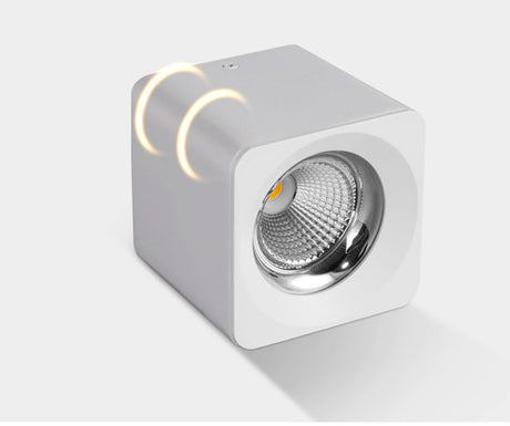 Square Dimmable COB LED Downlights 7W 9W 12W LED Ceiling Spot lights AC85~265V LED Ceiling Lamps Warm/Cold White Indoor Lighting