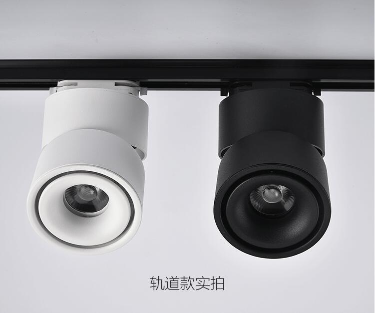 YRANK 10W 15W 20W COB LED Downlights Ceiling Lamps 360 Degree Rotation Adjustable Surface Mounted Dimmable AC110-220V