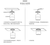 YRANK 10W 15W 20W COB LED Downlights Ceiling Lamps 360 Degree Rotation Adjustable Surface Mounted Dimmable AC110-220V