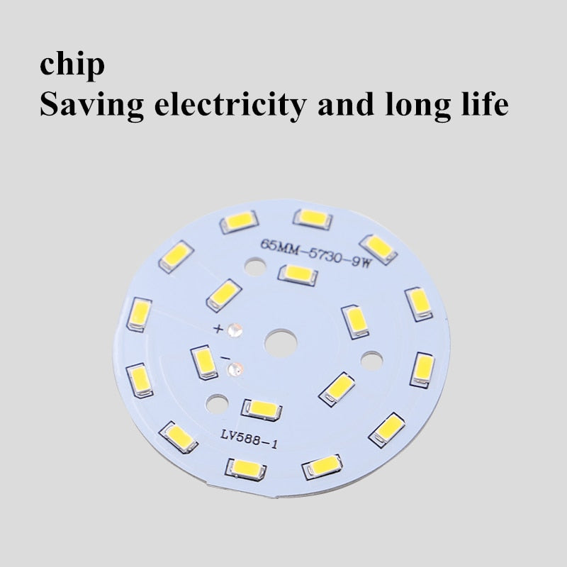 LED Downlights 3W 5W 7W 9W 12W AC85-265V Square Silver Black White LED Ceiling Lamp Down Light for Kitchen Home Indoor Lighting