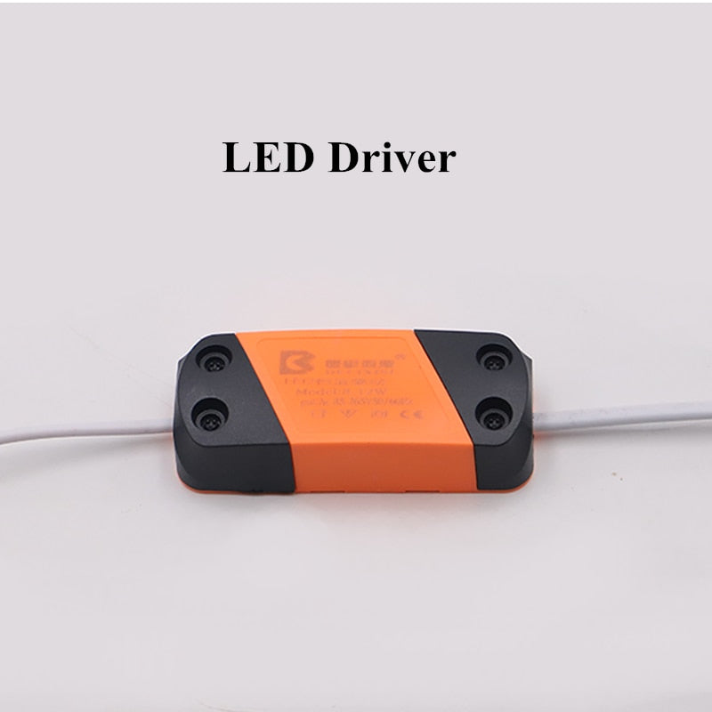 LED Downlights 3W 5W 7W 9W 12W AC85-265V Square Silver Black White LED Ceiling Lamp Down Light for Kitchen Home Indoor Lighting