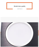 LED Downlights 3W 5W 7W 9W 12W AC85-265V Square Silver Black White LED Ceiling Lamp Down Light for Kitchen Home Indoor Lighting