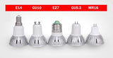 Super Bright 15W 12W 9W GU10 LED Bulbs Light 110V 220V Dimmable Led Spotlights Warm/Cool White LED downlight