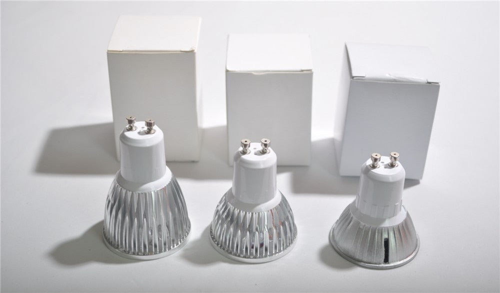 Super Bright 15W 12W 9W GU10 LED Bulbs Light 110V 220V Dimmable Led Spotlights Warm/Cool White LED downlight