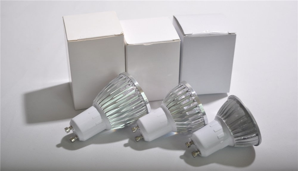 Super Bright 15W 12W 9W GU10 LED Bulbs Light 110V 220V Dimmable Led Spotlights Warm/Cool White LED downlight