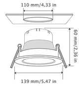 4/6 Inch Smart Wi fi Downlight Dimmable Led Lamp Color Changing Alexa Google Home Voice Control Ceiling Light indoor home