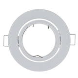 White Round GU10 Surface Mounting Aluminum Frame For Led Fixtures Downlight MR16 Fitting Mounting Ceiling Spot Lights Frame