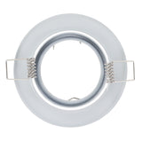 White Round GU10 Surface Mounting Aluminum Frame For Led Fixtures Downlight MR16 Fitting Mounting Ceiling Spot Lights Frame