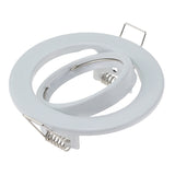 White Round GU10 Surface Mounting Aluminum Frame For Led Fixtures Downlight MR16 Fitting Mounting Ceiling Spot Lights Frame