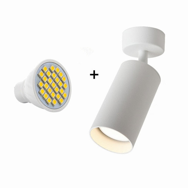 LED Surface Mounted Downlight GU10 Ceiling Downlight Led Bulb Replaceable Indoor Spot Led 5W Ceiling Lamp Home Stores Spot Lamp