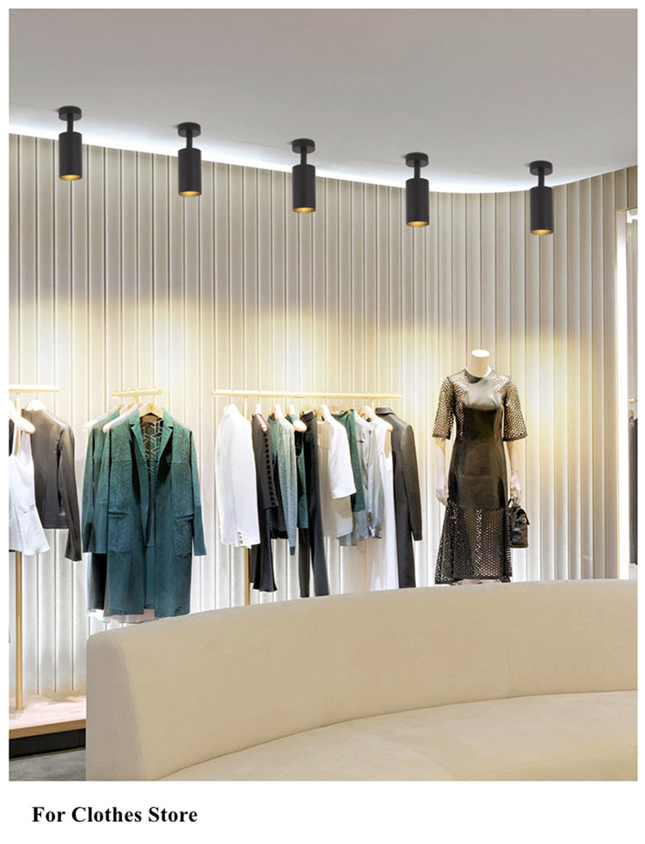 LED Surface Mounted Downlight GU10 Ceiling Downlight Led Bulb Replaceable Indoor Spot Led 5W Ceiling Lamp Home Stores Spot Lamp