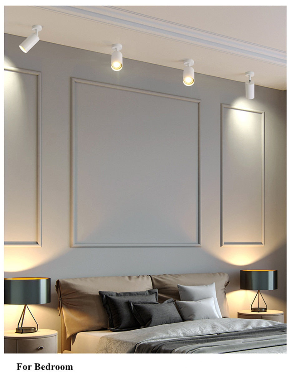 LED Surface Mounted Downlight GU10 Ceiling Downlight Led Bulb Replaceable Indoor Spot Led 5W Ceiling Lamp Home Stores Spot Lamp