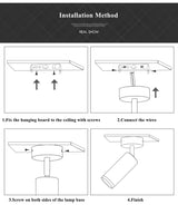 LED Surface Mounted Downlight GU10 Ceiling Downlight Led Bulb Replaceable Indoor Spot Led 5W Ceiling Lamp Home Stores Spot Lamp